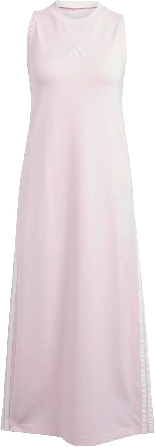 adidas Women's Essentials 3-Stripes Long Racerback Dress