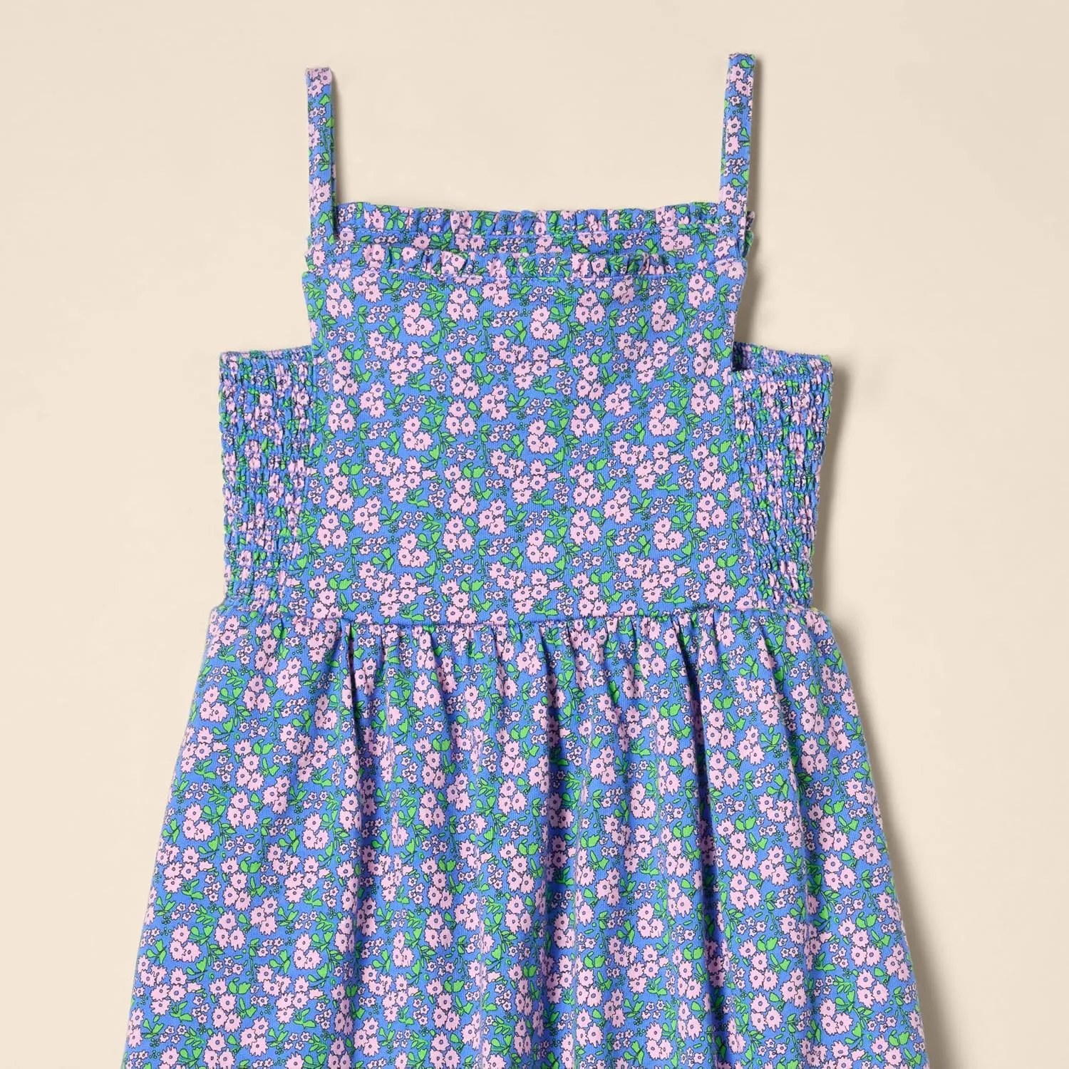 Amazon Essentials Girls and Toddlers' Cotton Strappy Midi Dress