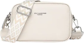 Anti Theft Crossbody Bags for Women Crossbody Purses and Handbags Lightweight Pocketbook Multi Compartment Purse(Beige)