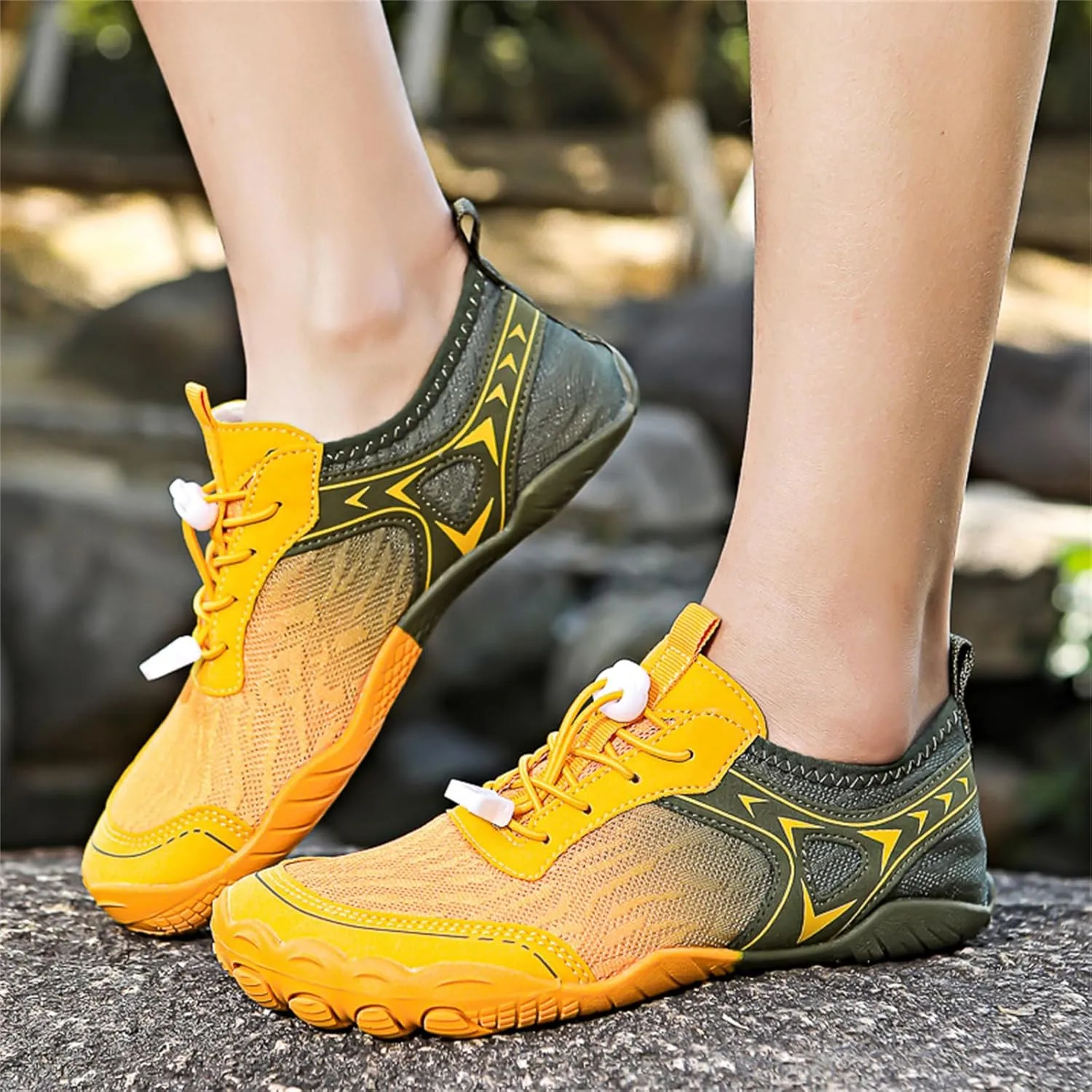 Athletic Hiking Water Shoes for Women Men,Breathable Non-Slip Sports Footwear Outdoor Beach Walking Surfing Running Shoes,Wide Toe Box Neuropathy Footwear Lightweight Swimming Fitness Barefoot Wear