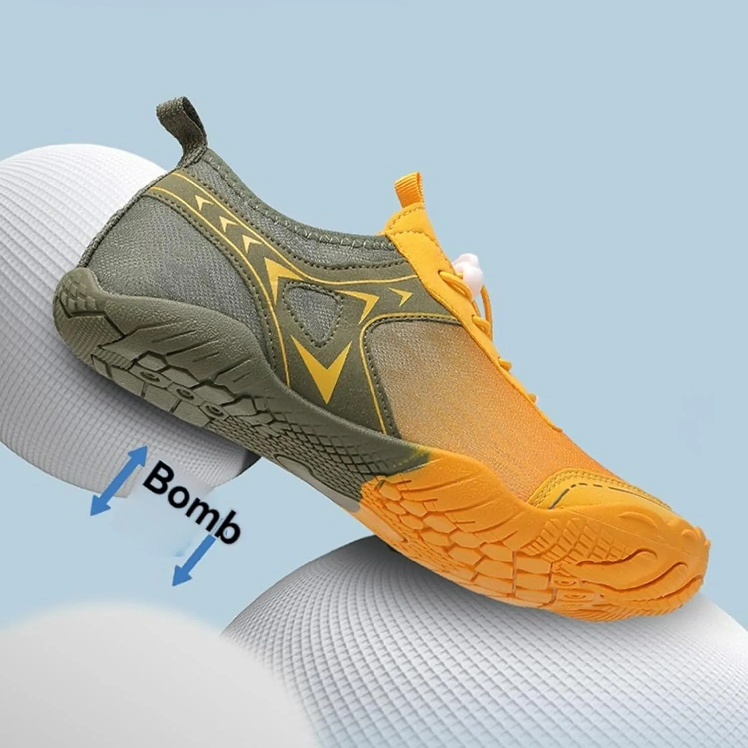 Athletic Hiking Water Shoes for Women Men,Breathable Non-Slip Sports Footwear Outdoor Beach Walking Surfing Running Shoes,Wide Toe Box Neuropathy Footwear Lightweight Swimming Fitness Barefoot Wear