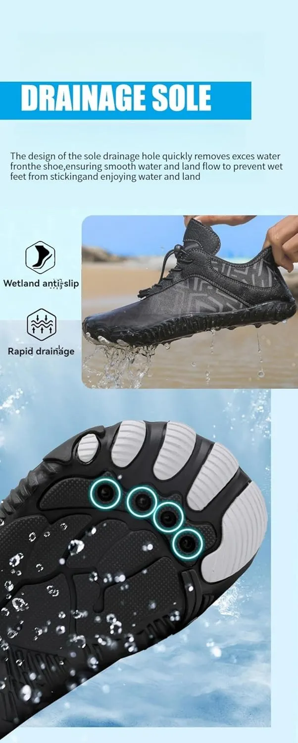Barefoot Shoes for Women Men Athletic Sport Riding Sneakers Beach Swim Surf Water Shoes Footwear with Non-Slip Sole