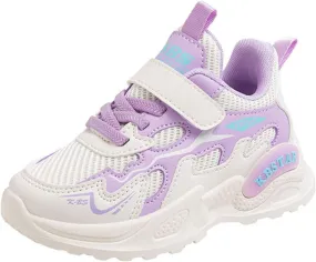 Boys Girls Kids Knitted Mesh Sneakers Breathable Lightweight Running Sports Shoes Fashion Athletic Casual Shoes