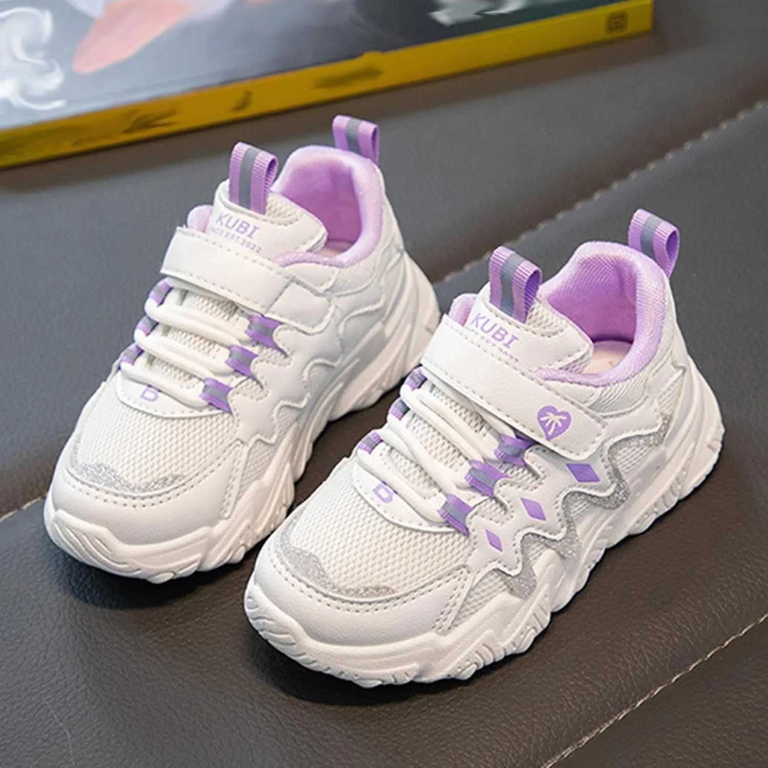 Boys Girls Lightweight Sneakers Kids Mesh Breathable Tennis Sports Shoes Non Slip Lace-up for Running/Walking