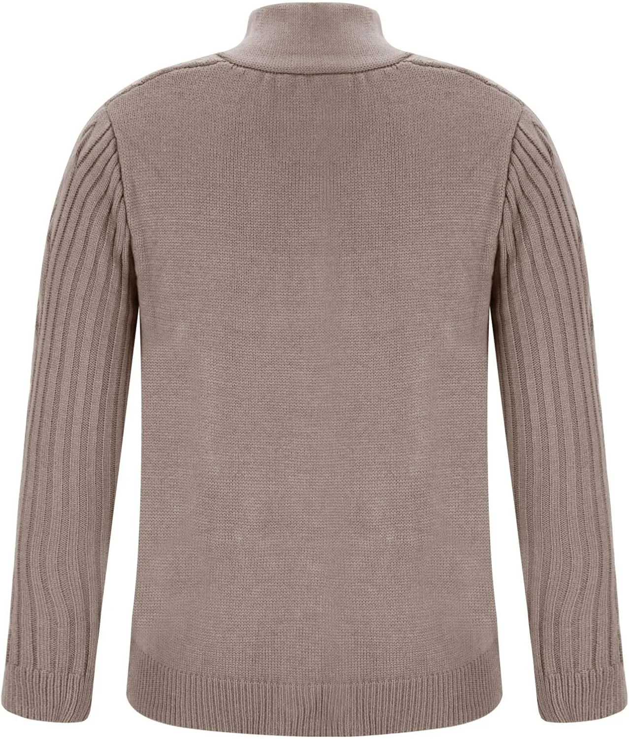Cable Knit Sweater Men Open Front Cardigan Button Down Sweater V Neck Cardigan Sweaters Fall Winter Sweaters