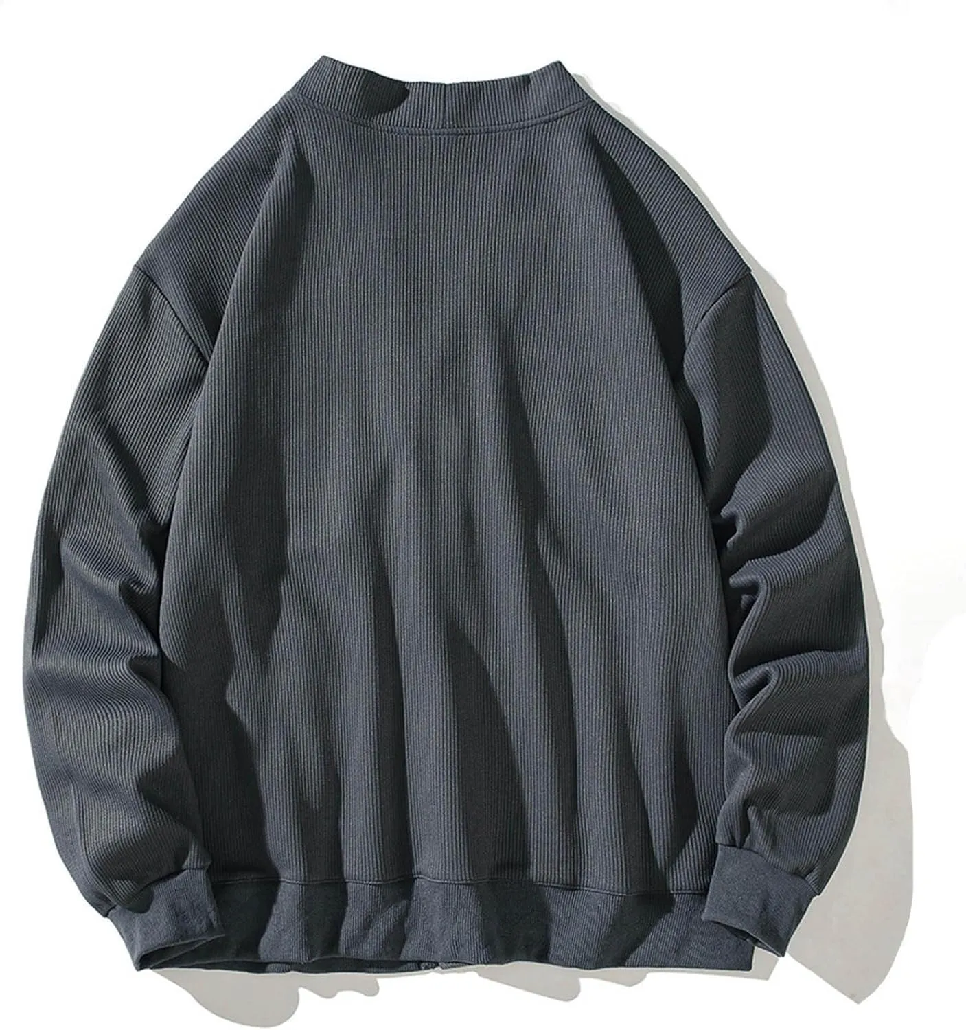 Cardigan Sweaters for Men Winter Button Down Sweaters Lightweight Open Front Cardigan V Neck Knit Sweater with Pockets