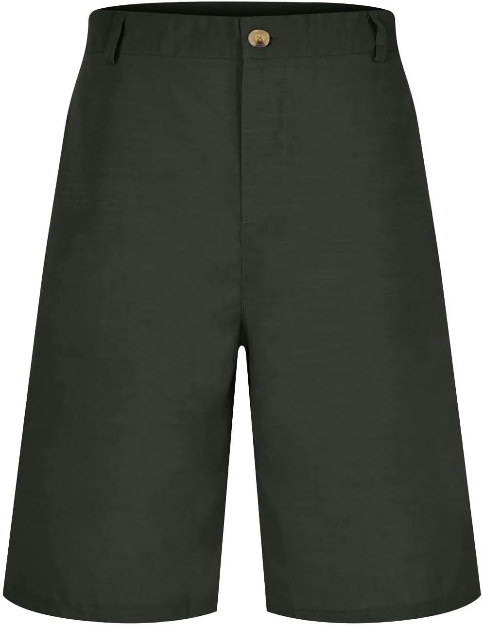 Casual Cotton Linen Shorts for Men Straight Wide Leg Lightweight Lounge Shorts Stretchy Soft Loose-Fit Comfy Short