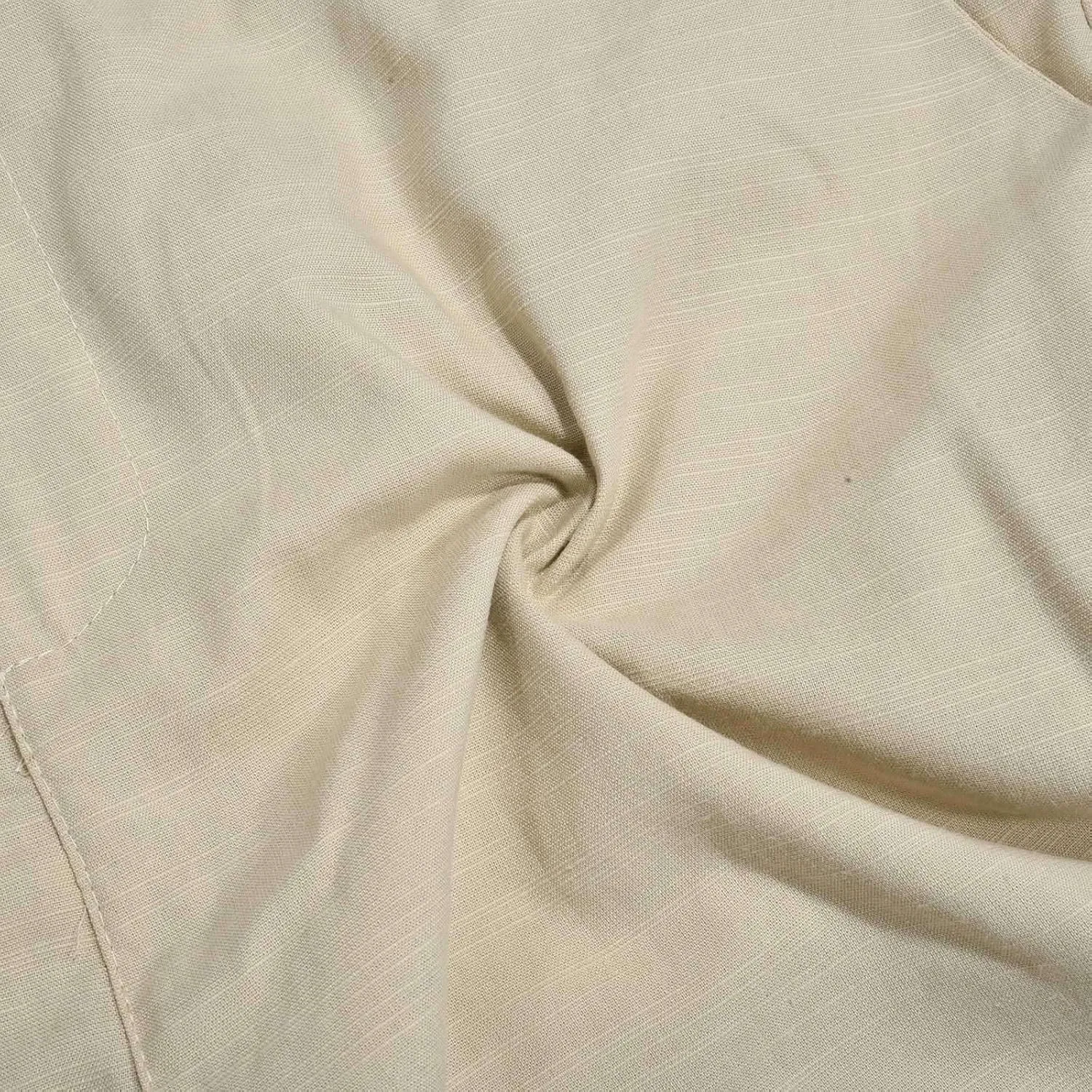 Casual Cotton Linen Shorts for Men Straight Wide Leg Lightweight Lounge Shorts Stretchy Soft Loose-Fit Comfy Short