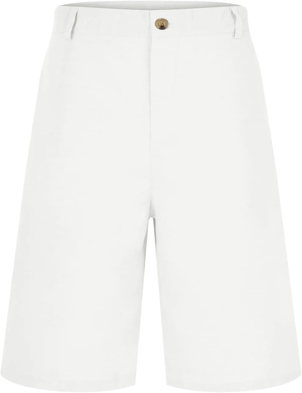 Casual Cotton Linen Shorts for Men Straight Wide Leg Lightweight Lounge Shorts Stretchy Soft Loose-Fit Comfy Short