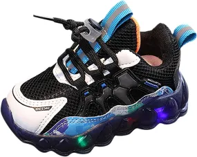 Cathalem Sneakers for Boys Toddler Tennis Shoes Slip On Boys Girls Sneakers Casual Woven Breathable with Soft Sports Shoes