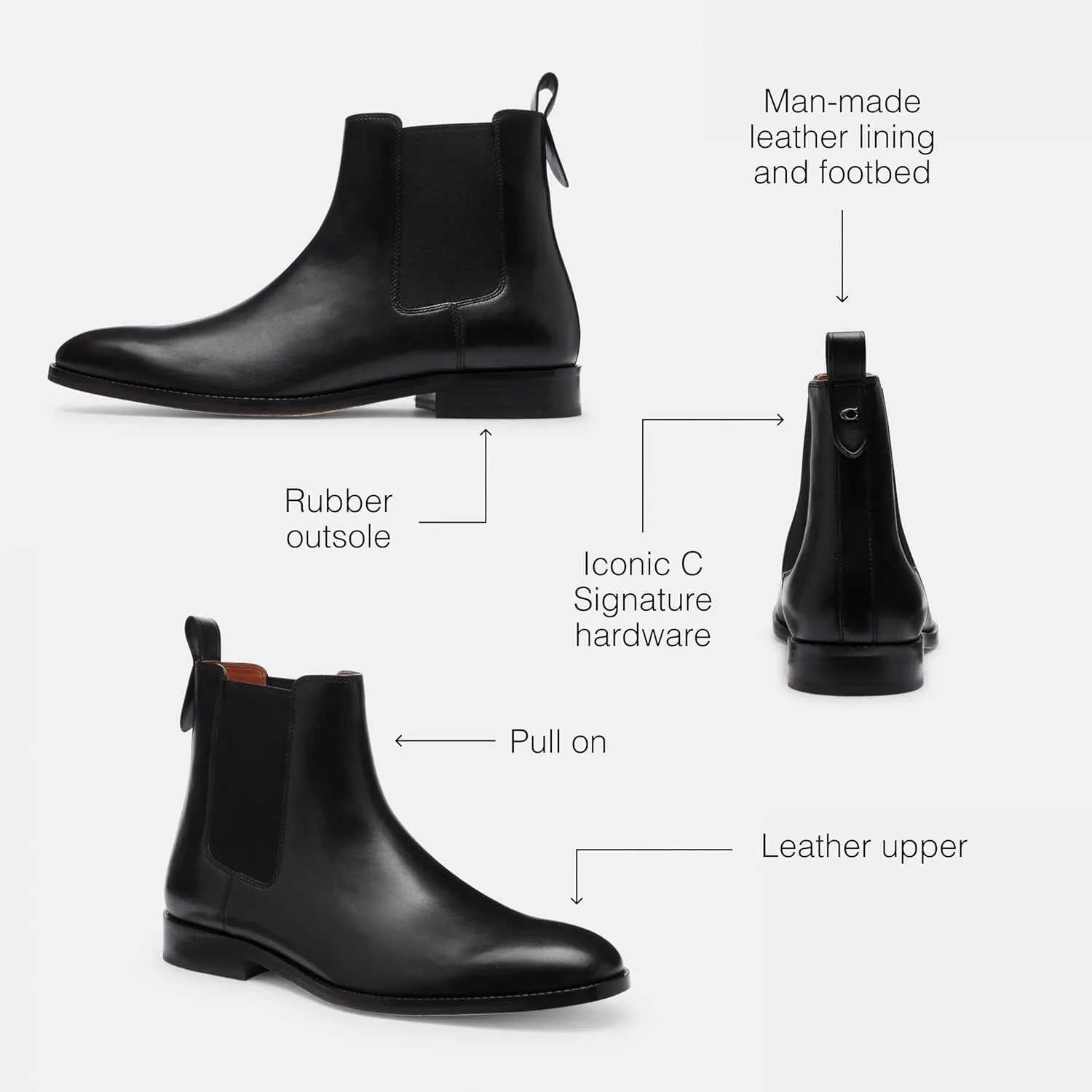 Coach Men's Dalton Chelsea Boot