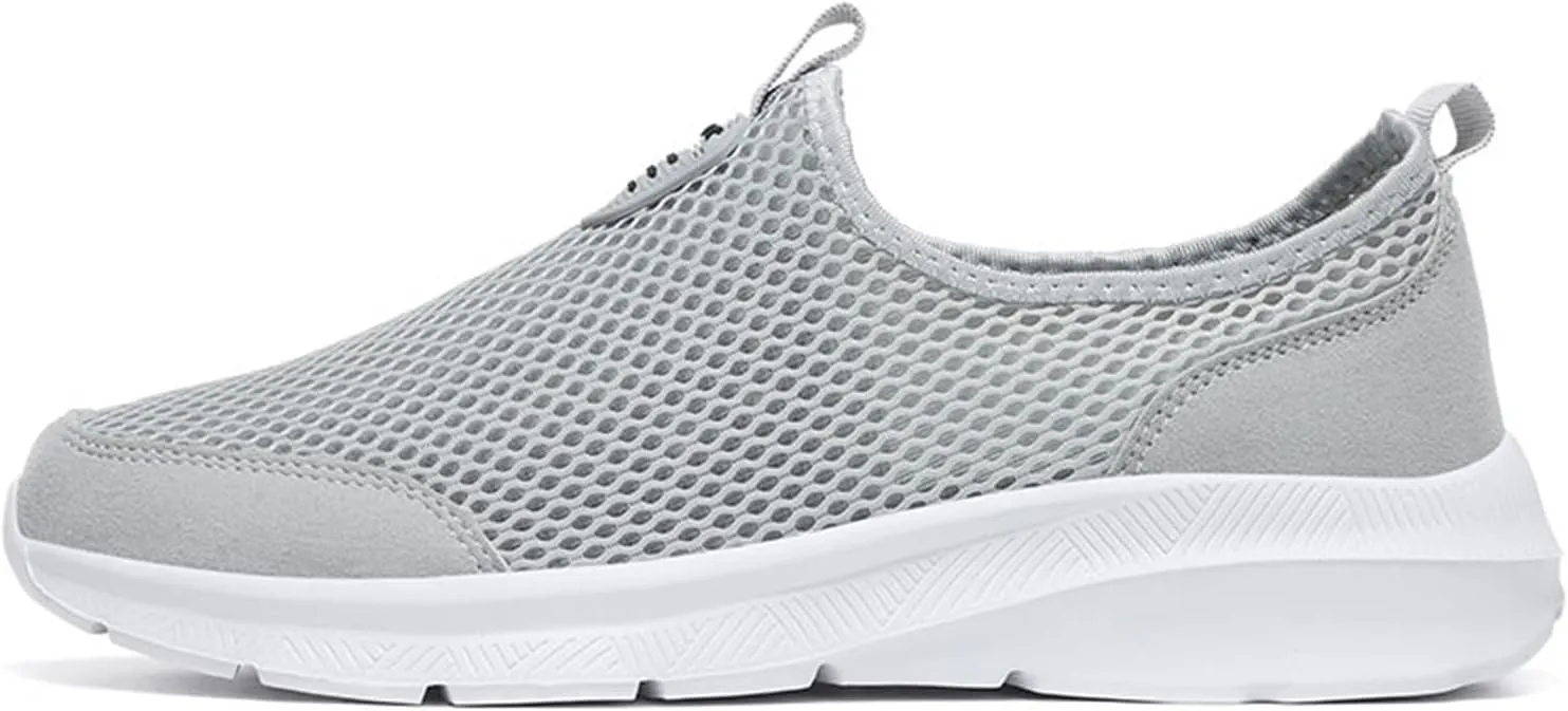 Comfortable Slip On Mens Loafers & Slip-Ons Fashion Summer Men Breathable Mesh Shallow Lace Up Casual Shoes