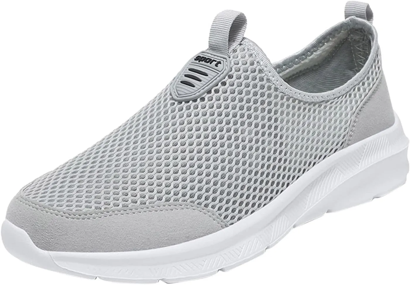 Comfortable Slip On Mens Loafers & Slip-Ons Fashion Summer Men Breathable Mesh Shallow Lace Up Casual Shoes