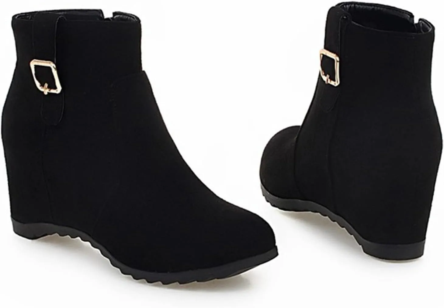 Cowgirl Boots Women Dressy High Heel Short Ankle Booties Peep Toe Platform Boots Slip On Cowgirl Combat Boots 52