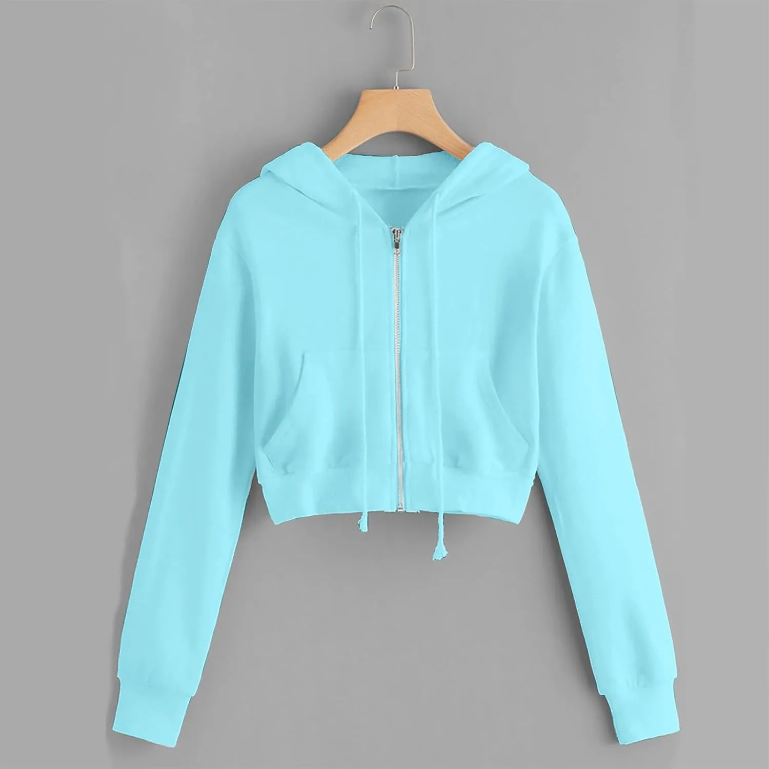 Crop Top Hoodie for Women Lightweight Cropped Hoodies Womens Fashion 2024 Fall Sweatshirts Cute Crop Tops