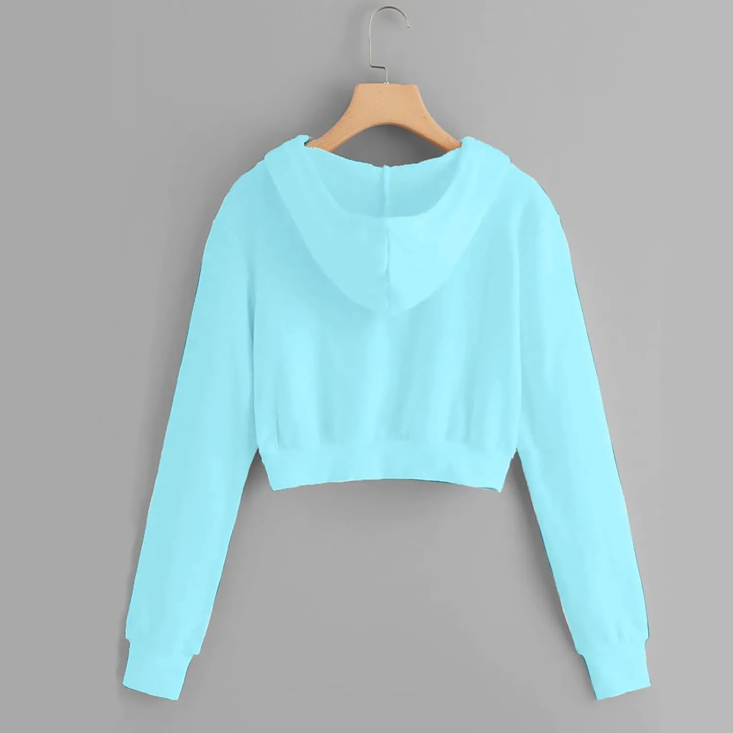 Crop Top Hoodie for Women Lightweight Cropped Hoodies Womens Fashion 2024 Fall Sweatshirts Cute Crop Tops
