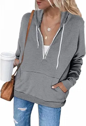 Cute Hoodies for Women Bear, Womens Active Long Sleeve Zip Up Hoodies with Pocket Hooded Sweatshirts