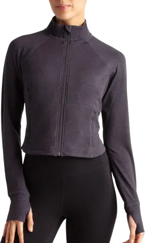 Danskin Cropped Melange Jacket
