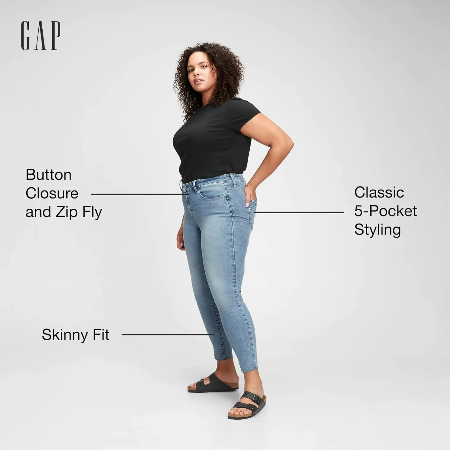 GAP Women's High Rise Skinny Fit Denim Jeans