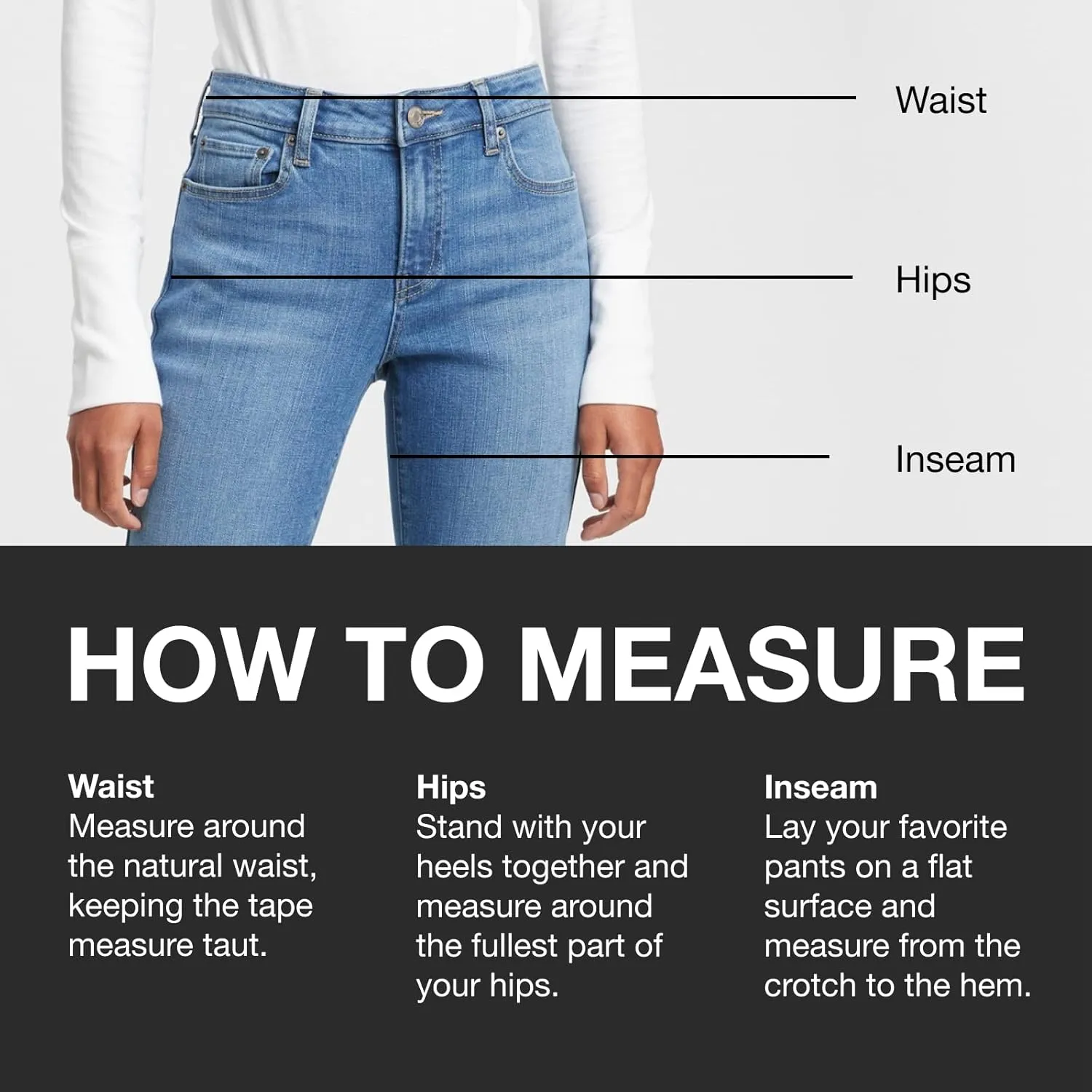 GAP Women's High Rise Skinny Fit Denim Jeans