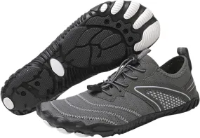Grounded Footwear for Women Men Wide Toe Box Sneakers Dry Athletic Running Sports Walking Spring Summer Beach Wear Unisex Sneaker Waterproof Hiking Shoe Non Slip Barefoot Shoes Quick Hike