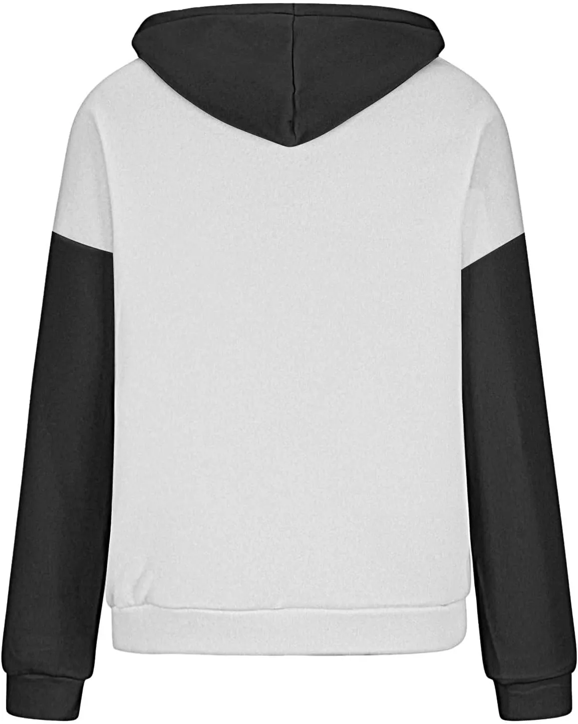 HGps8w Womens Colorblock Hoodies Sweatshirt Loose Drawstring Casual 2025 Fall Winter Pullovers Tops with Pocket