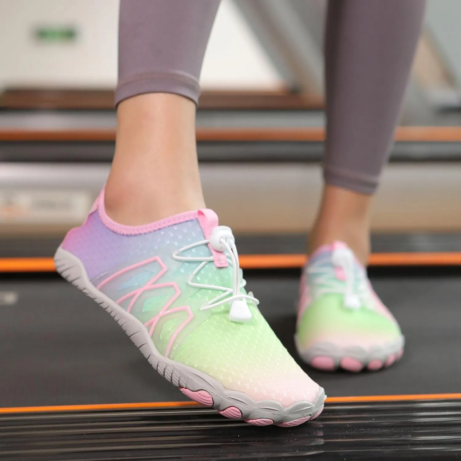 Hiking Footwear for Women Men Lightweight Healthy & Non-Slip Pro Water Shoes,Wide Toe Box & Non-Slip Fashion Trail Hike Comfortwear,Breathable Zero Drop Surf Footwear Comfortwear