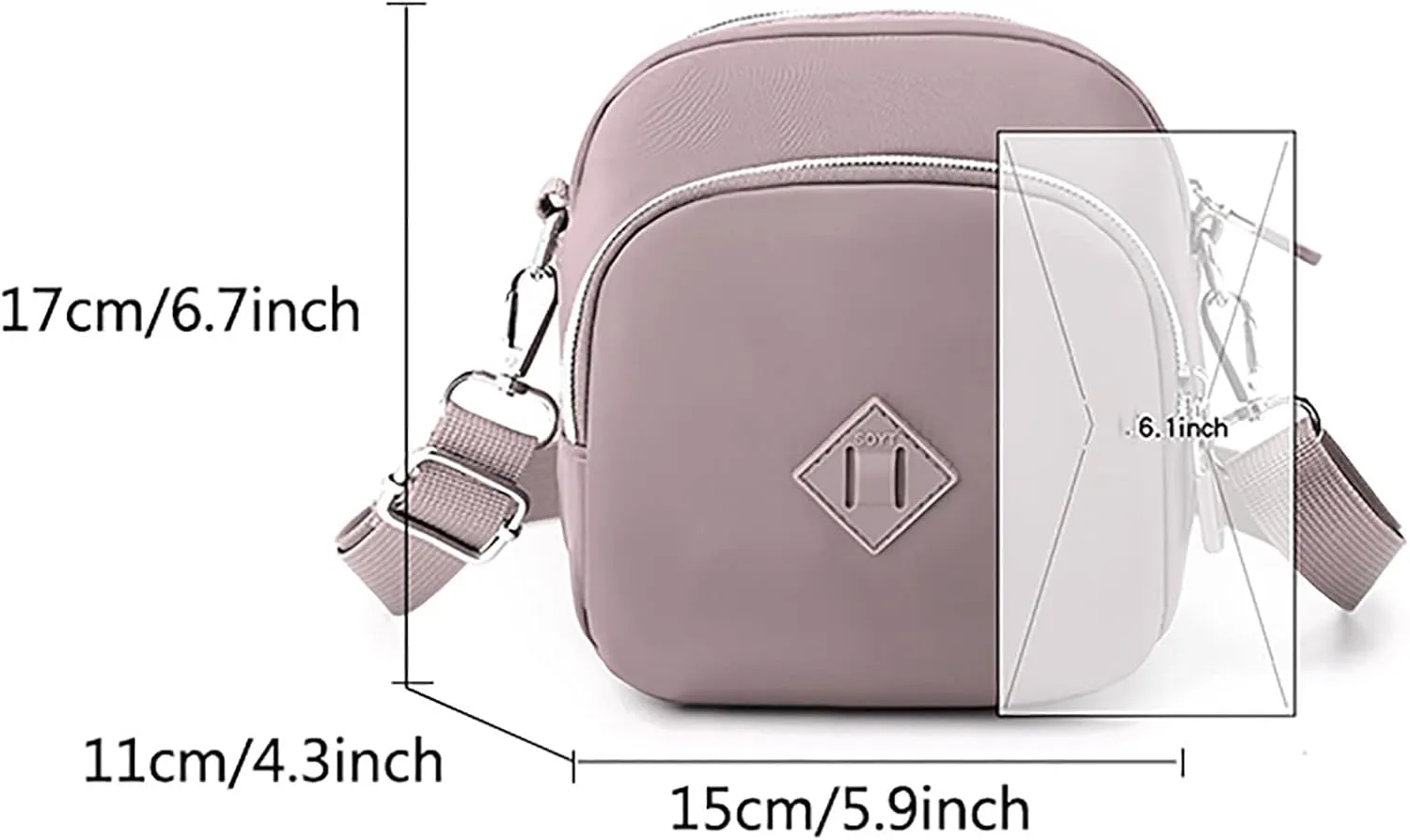 Hobo Crossbody Bags for Women Crossbody Purses and Handbags Lightweight Pocketbook Clear Bag for Stadium Events(Sky Blue)
