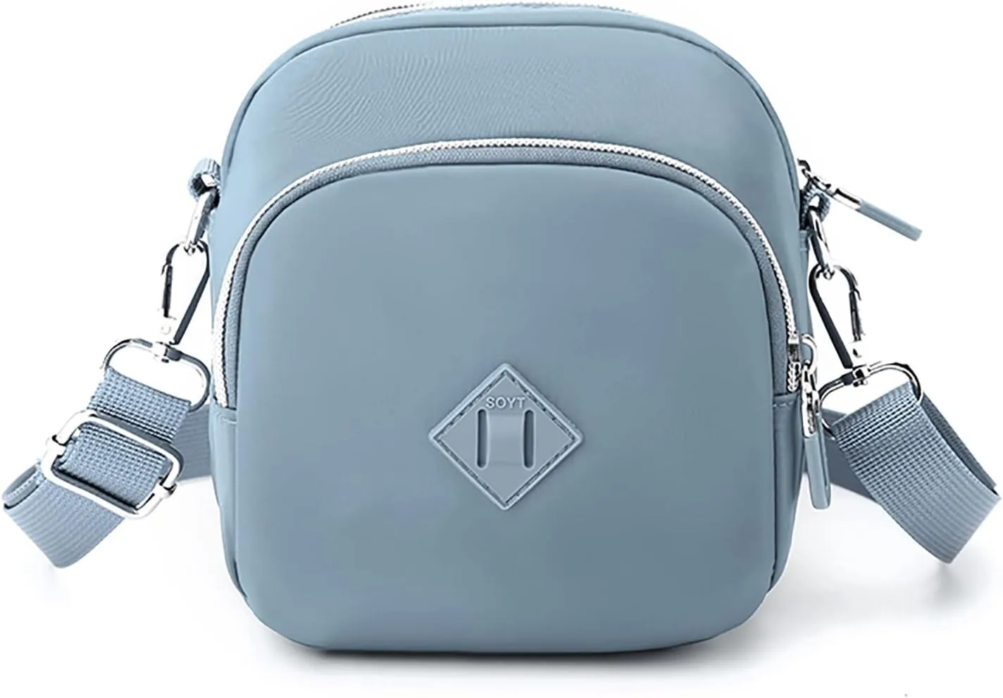 Hobo Crossbody Bags for Women Crossbody Purses and Handbags Lightweight Pocketbook Clear Bag for Stadium Events(Sky Blue)