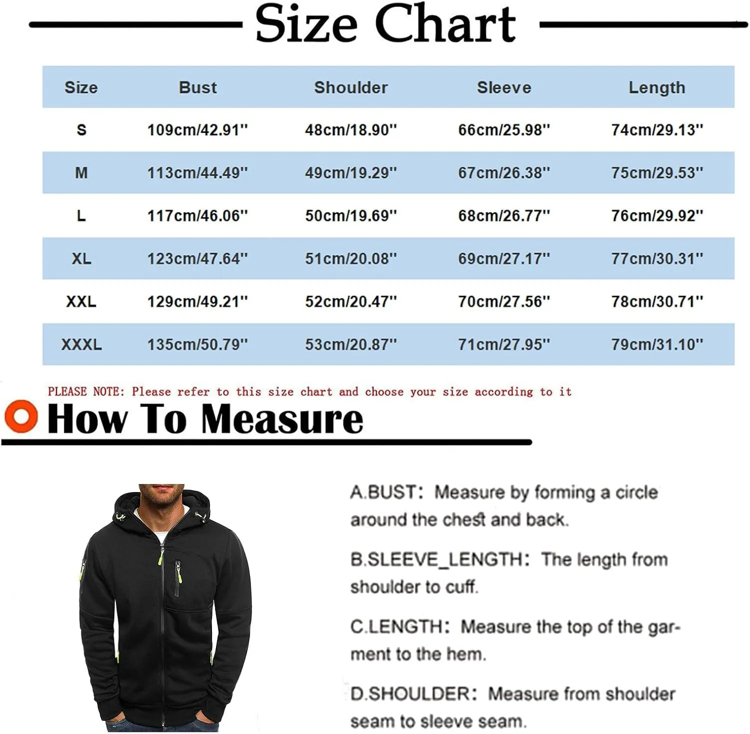 Hoodies for Men Zip up Lightweight Hoodie Big and Tall Sweatshirt Casual Fashion Jackets Fall Tops with Zip Pockets