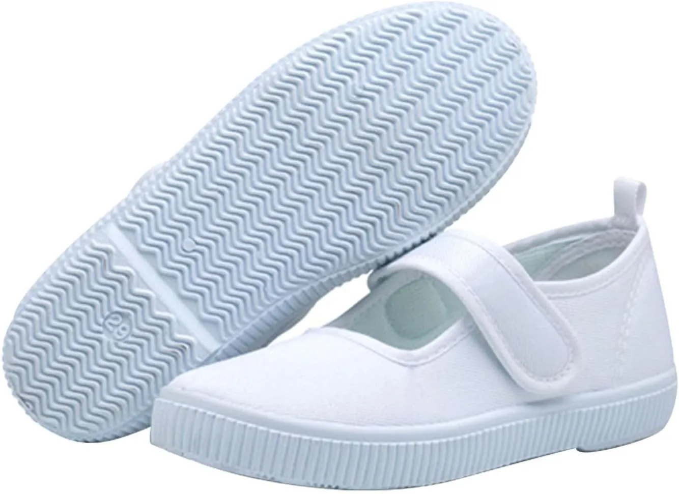 Kids Sneakers Kid's Classic Slip On Canvas Shoes Girls White Sneaker Tennis Shoes Light Weight Comfortable Causal Shoes