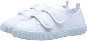 Kids Sneakers Kid's Classic Slip On Canvas Shoes Girls White Sneaker Tennis Shoes Light Weight Comfortable Causal Shoes