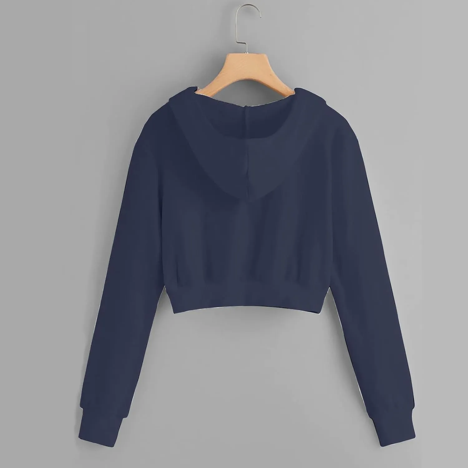 Lightweight Hoodies for Women Cropped Full Zip Hoodie Long Sleeve Fall Sweatshirt Womens Cute Crop Tops Sweatshirts