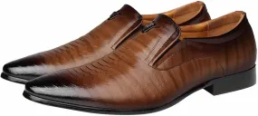 Men Formal Shoes Black Mens Shoes Classic Business Leather Shoes Fashion Retro Casual Solid Color Set Square Head Leather Shoes Business Casual Shoes Men Loafers