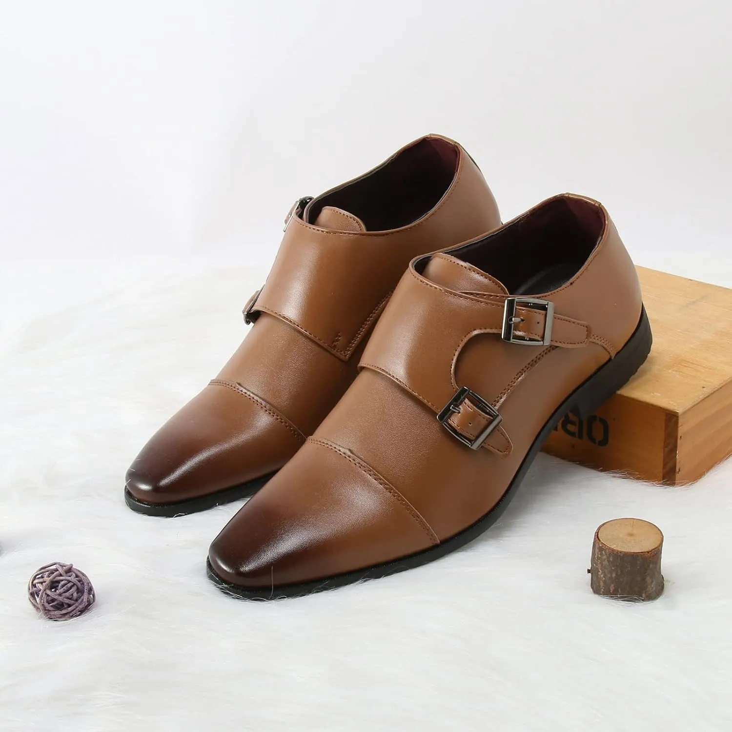 Men Wide Formal Loafers Shoes Mens Shoes Business Leather Shoes Fashion Retro Solid Mens Casual Oxford Shoes Black