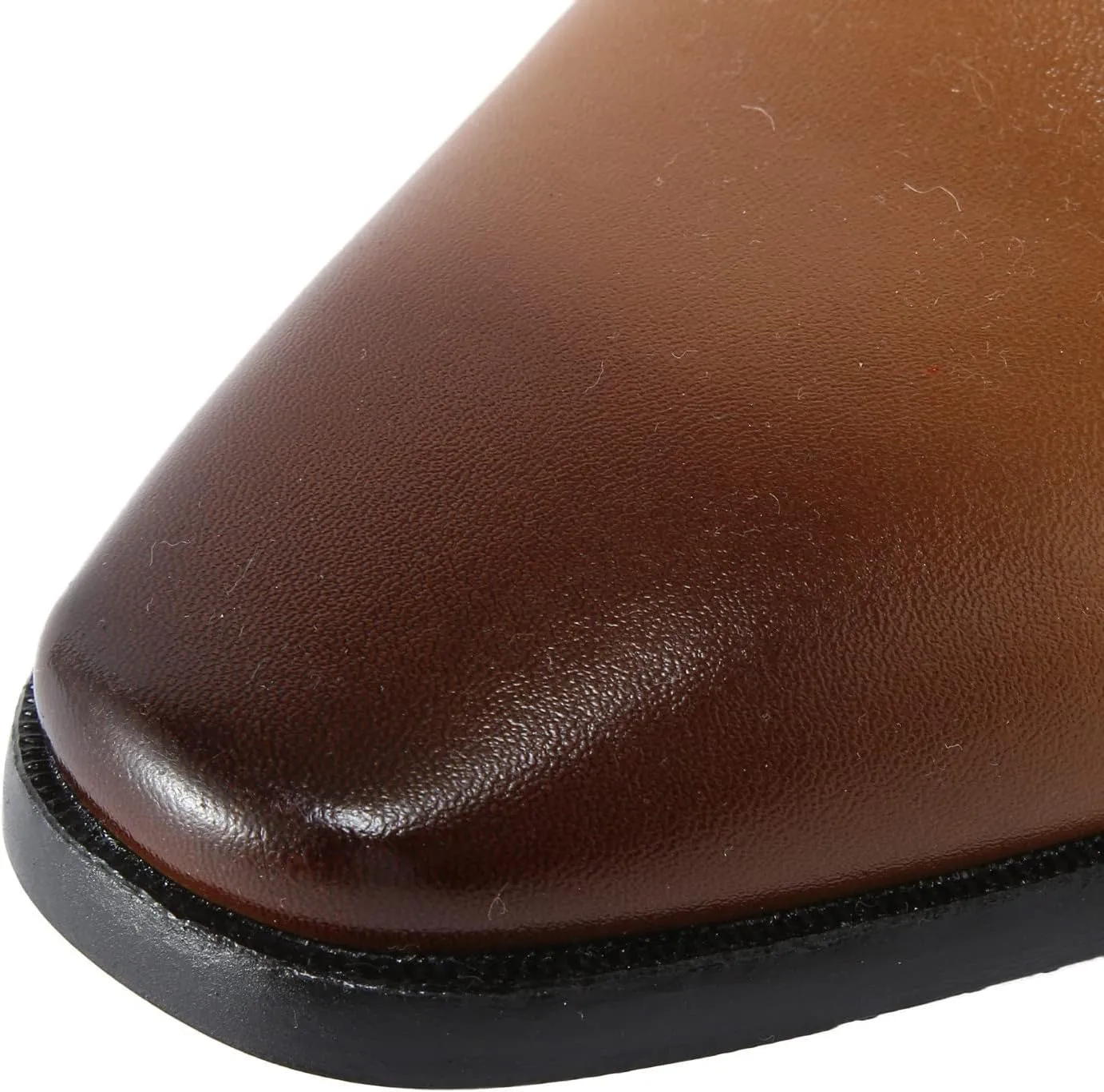 Men Wide Formal Loafers Shoes Mens Shoes Business Leather Shoes Fashion Retro Solid Mens Casual Oxford Shoes Black