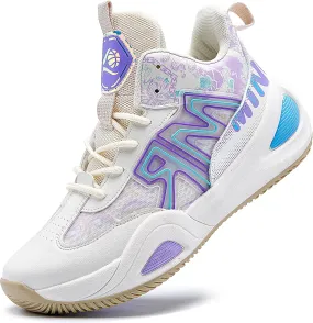 Men's Basketball Shoes Fashionable Breathable Anti Slip Sports Shoes Outdoor Running Fitness Training Shoes