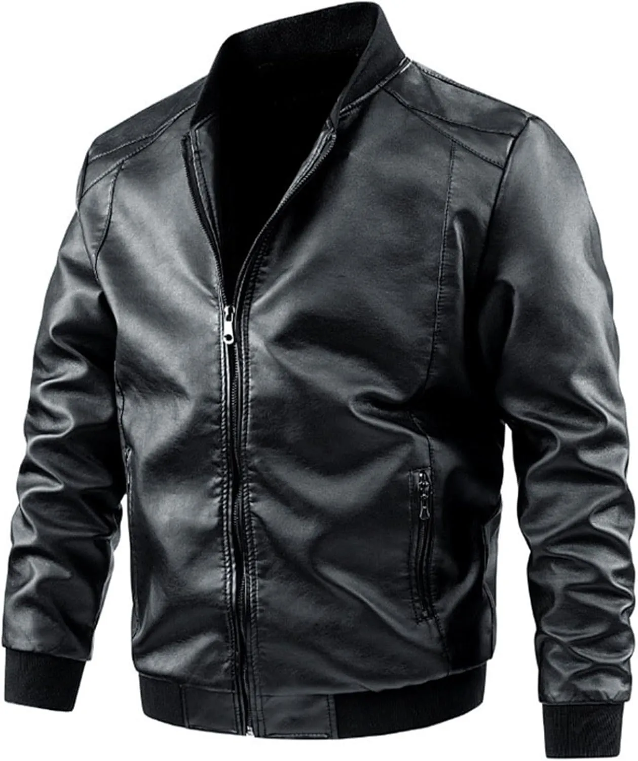 mens black leather jacket baseball jacket fur jacket mens winter jacket men clothes anime jacket mens motorcycle jacket