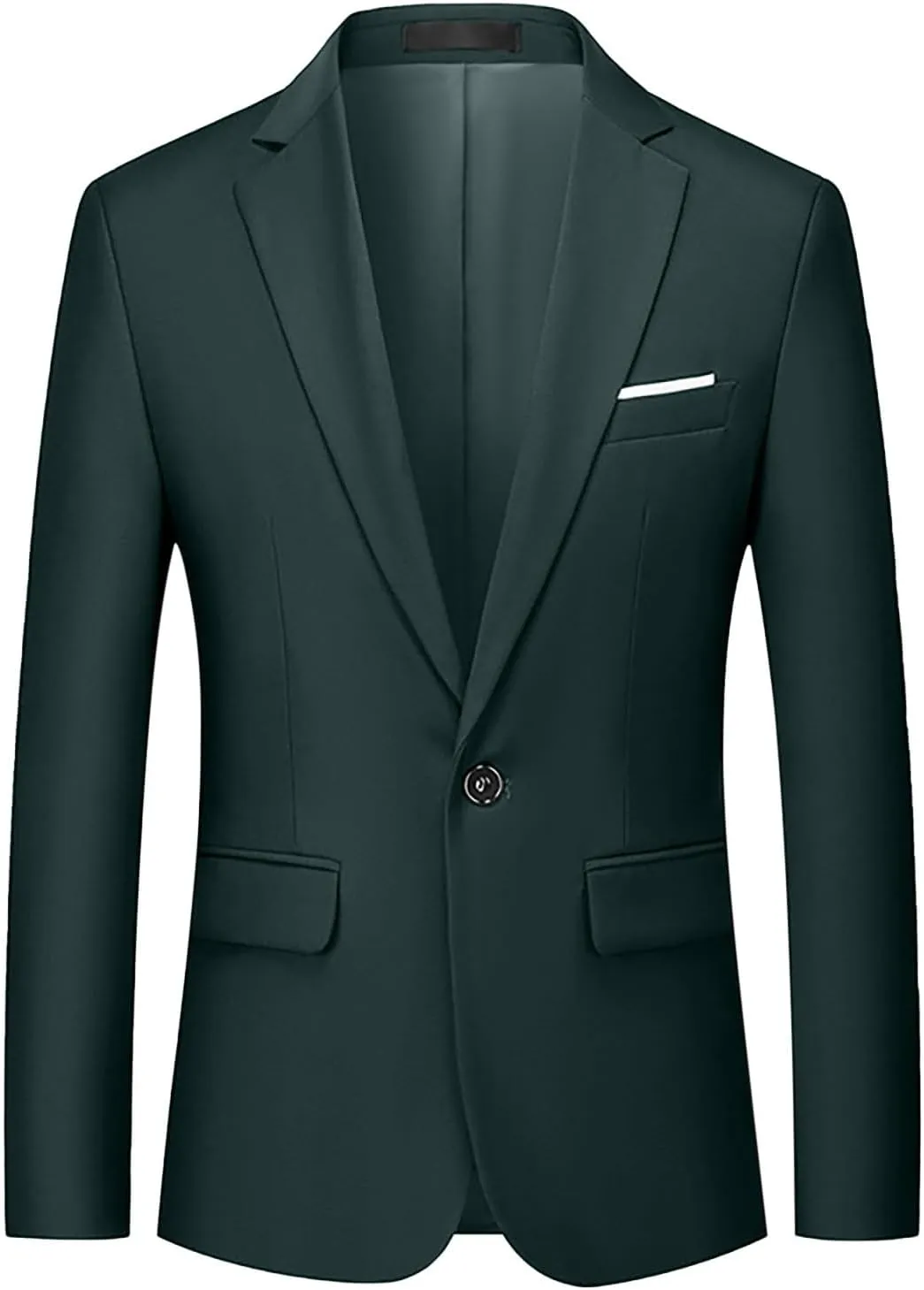 Men's Blazers Slim Fit Business Casual Men Suit Jackets One Button Sport Coat Travel Blazer Lightweight Suit Jacket
