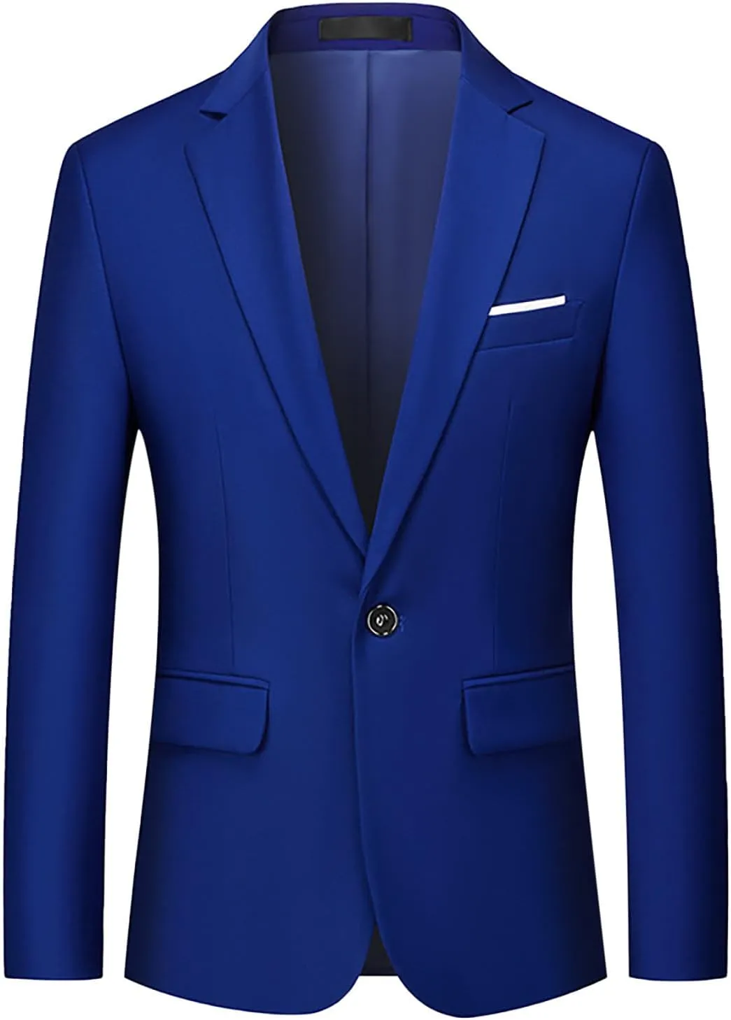 Men's Blazers Slim Fit Business Casual Men Suit Jackets One Button Sport Coat Travel Blazer Lightweight Suit Jacket