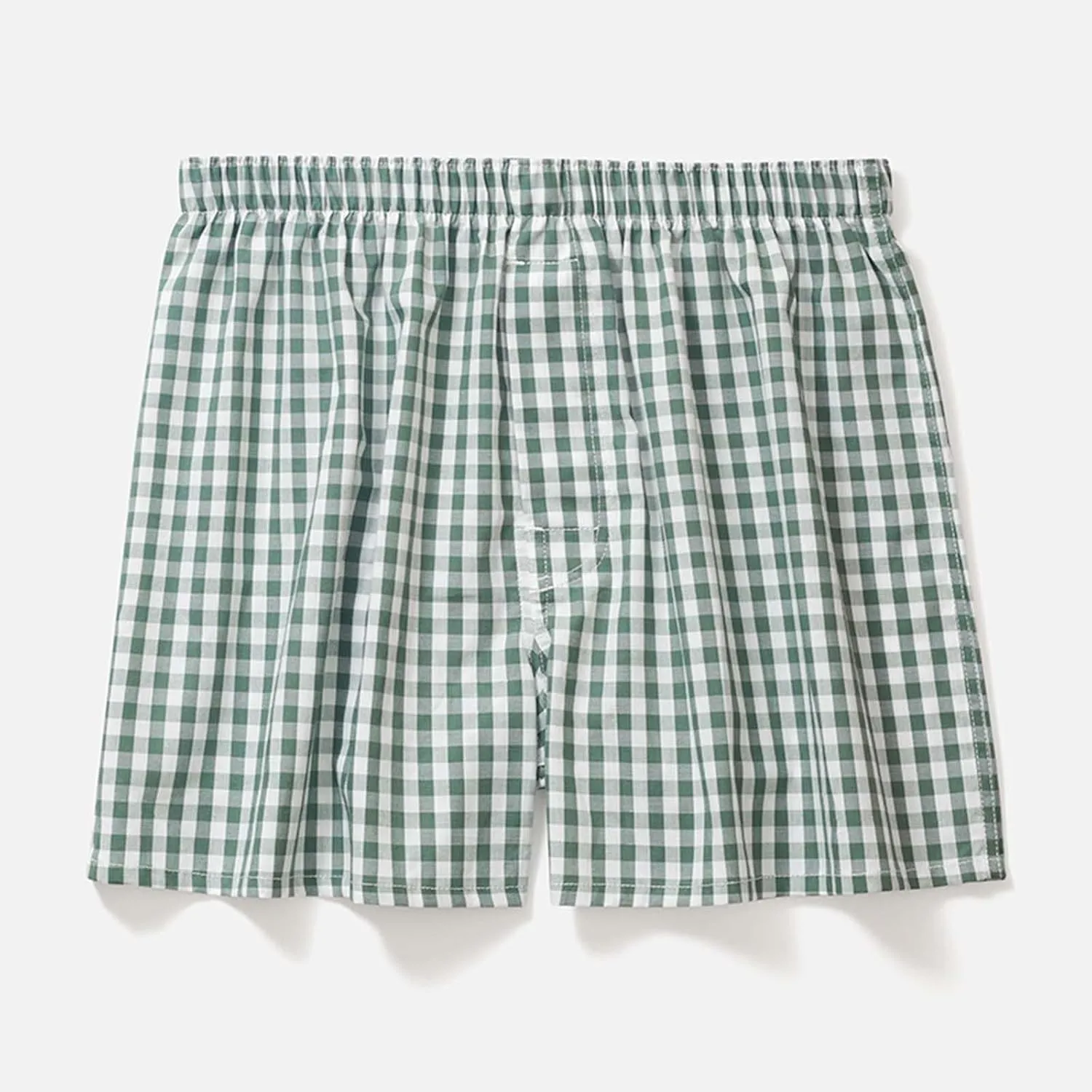 Mens Boxer Shorts Funny Boxers Sleep Short Plaid Cotton Loose Woven Breathable Stretch Boxers Short for Men XX-Large