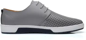 Mens Breathable Oxfords Shoes Arch Support Walking Sneakers Men Casual Business Formal Shoes Supple Matte Leather Dress Shoe Comforbale Lace Up Work Office Oxfords Flat Dress Derby Men