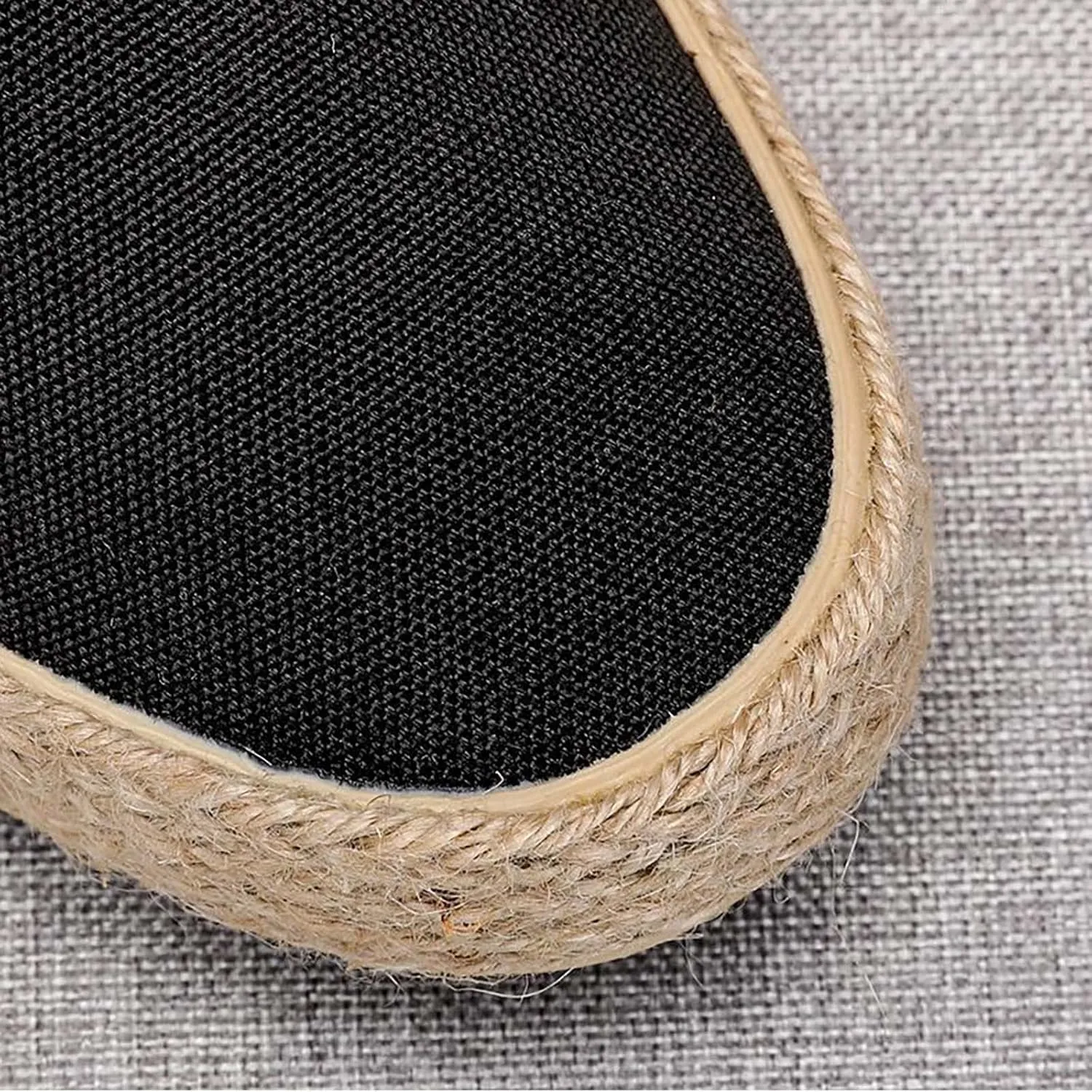 Men's Breathable Solid Color Korean Version Trendy Casual Comfortable Lightweight Linen Sole Mens Classic Nylon Sneaker