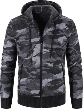 Mens Cardigan Sweater, Men's Cardigan Sweaters Casual Slim Fit Full Zip Sweaters Knitted Cardigan with Pockets