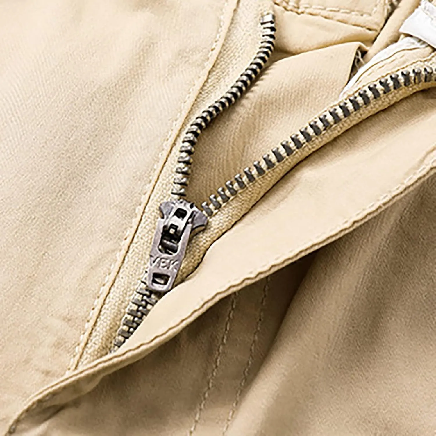 Men's Cargo Shorts Elastic Waistband Drawstring Summer Casual Cotton Relaxed Fit Work Shorts Men Trousers Men's Short Pants