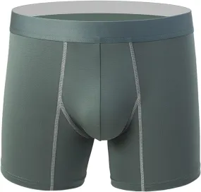 Men's Comfy Boxer Briefs Scrunch Butt Underpants Lightweight Breathable Soft Underpants Mid Rise Stretchy Underpants