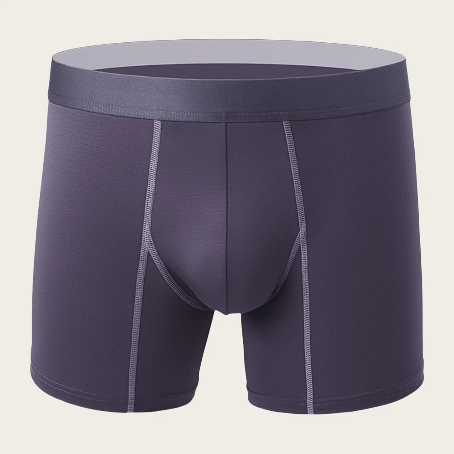 Men's Comfy Boxer Briefs Scrunch Butt Underpants Lightweight Breathable Soft Underpants Mid Rise Stretchy Underpants
