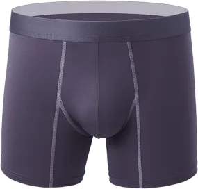 Men's Comfy Boxer Briefs Scrunch Butt Underpants Lightweight Breathable Soft Underpants Mid Rise Stretchy Underpants