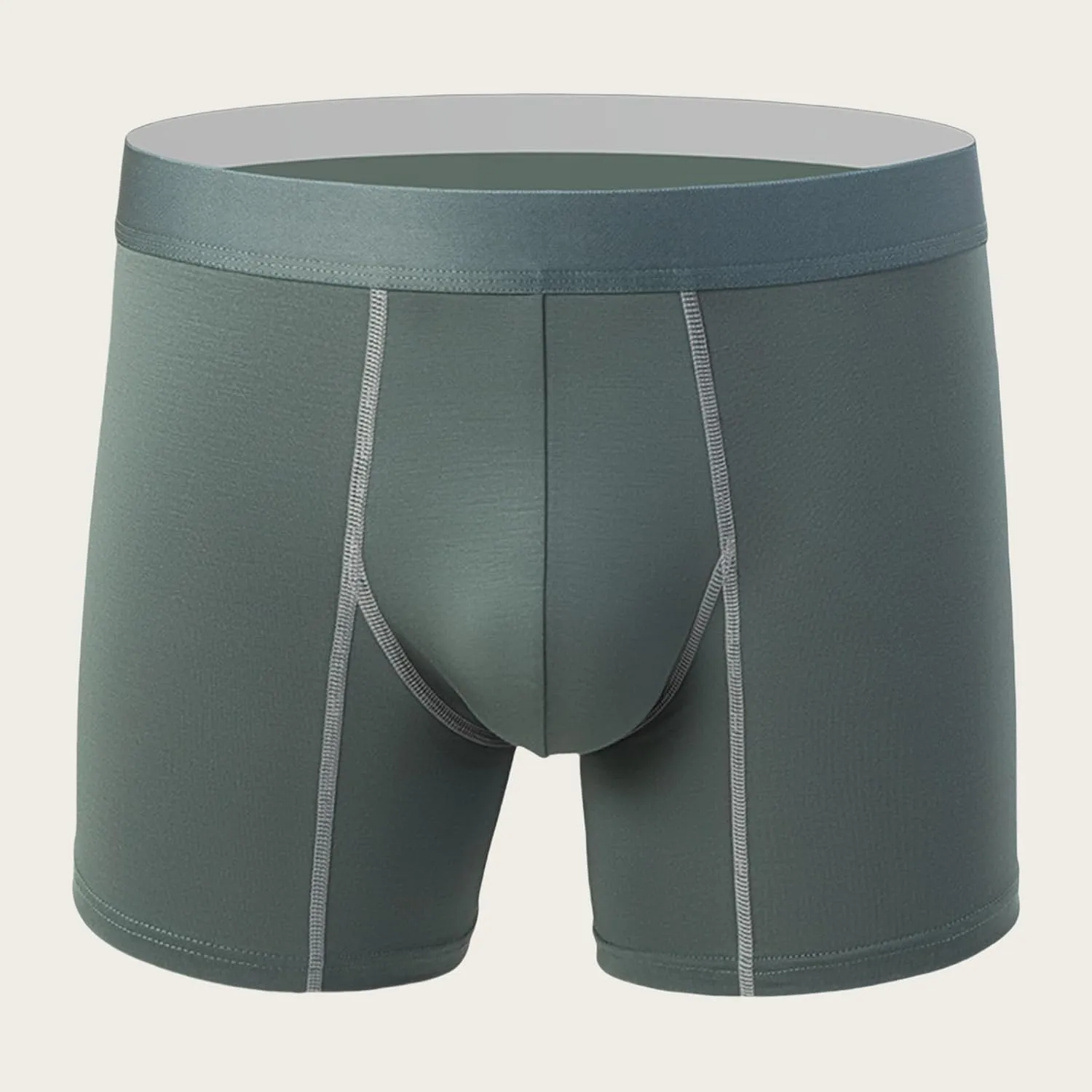 Men's Comfy Boxer Briefs Scrunch Butt Underpants Lightweight Breathable Soft Underpants Mid Rise Stretchy Underpants