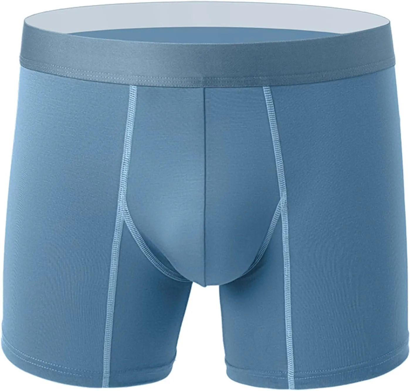 Men's Comfy Boxer Briefs Scrunch Butt Underpants Lightweight Breathable Soft Underpants Mid Rise Stretchy Underpants
